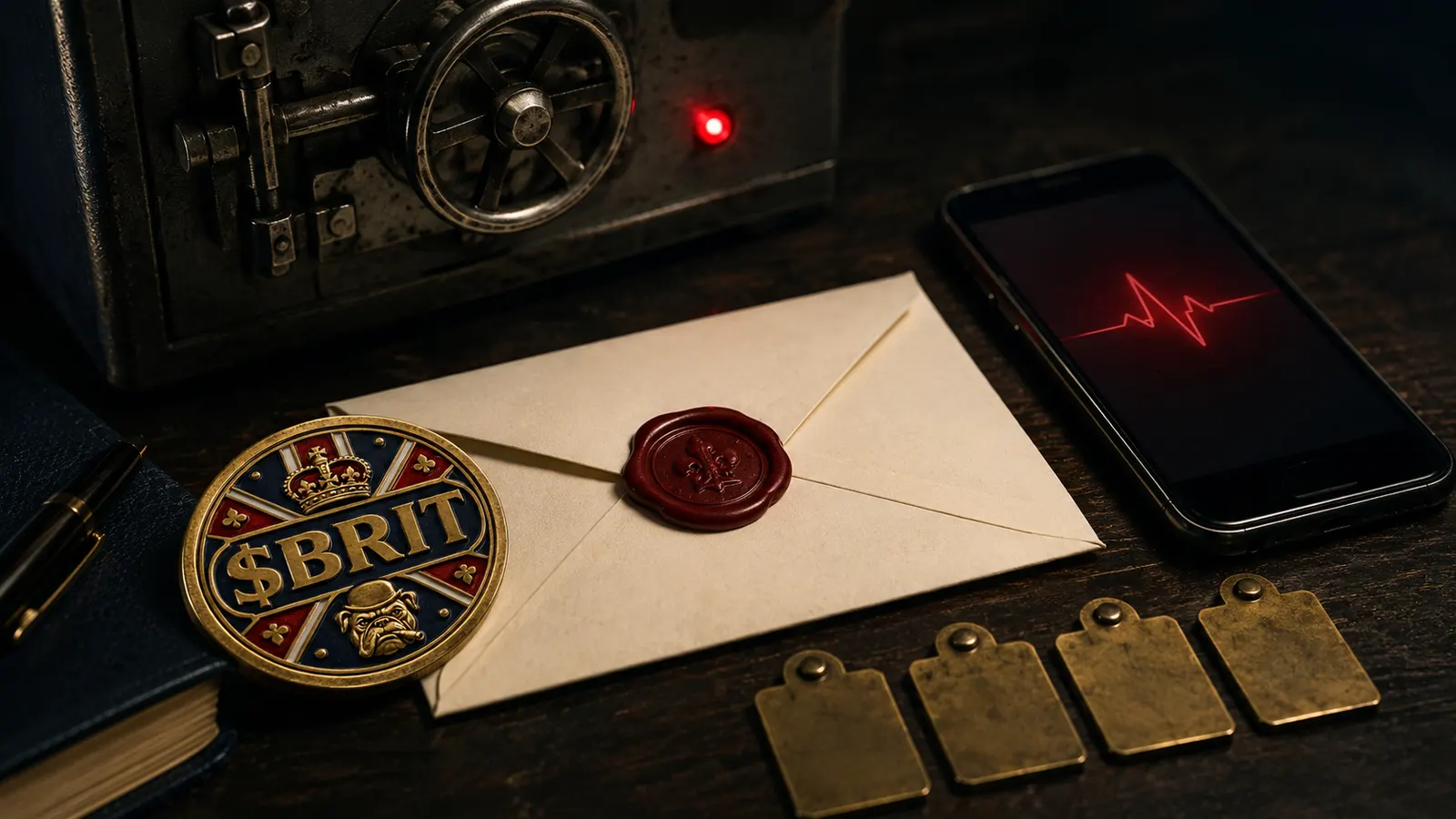 A secure vault door with a glowing inheritance timer