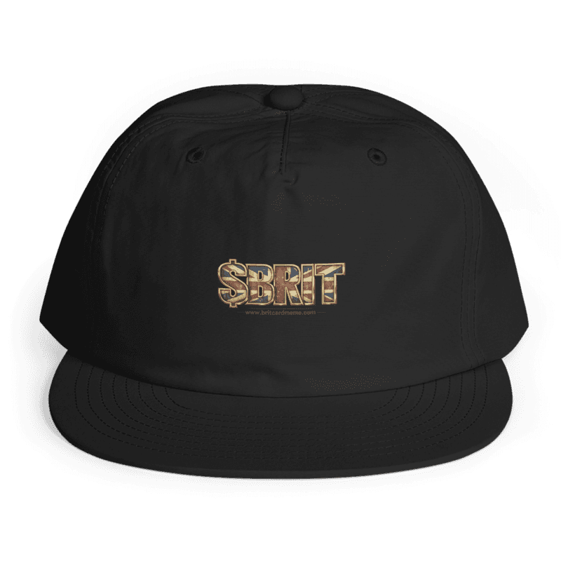 $BRIT Flag Logo Surf Cap