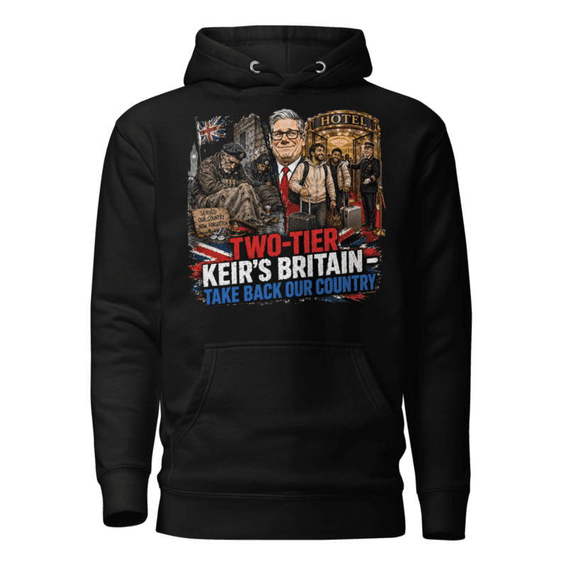 Two Tier Britain Premium Hoodie
