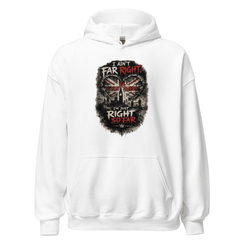 I Ain't Far Right, I'm Just Right So Far Hoodie